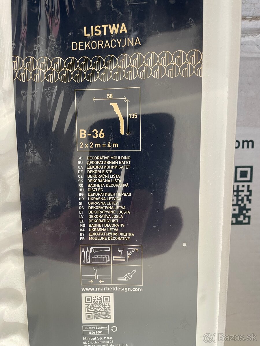 Dekoracna stropna lista - 4