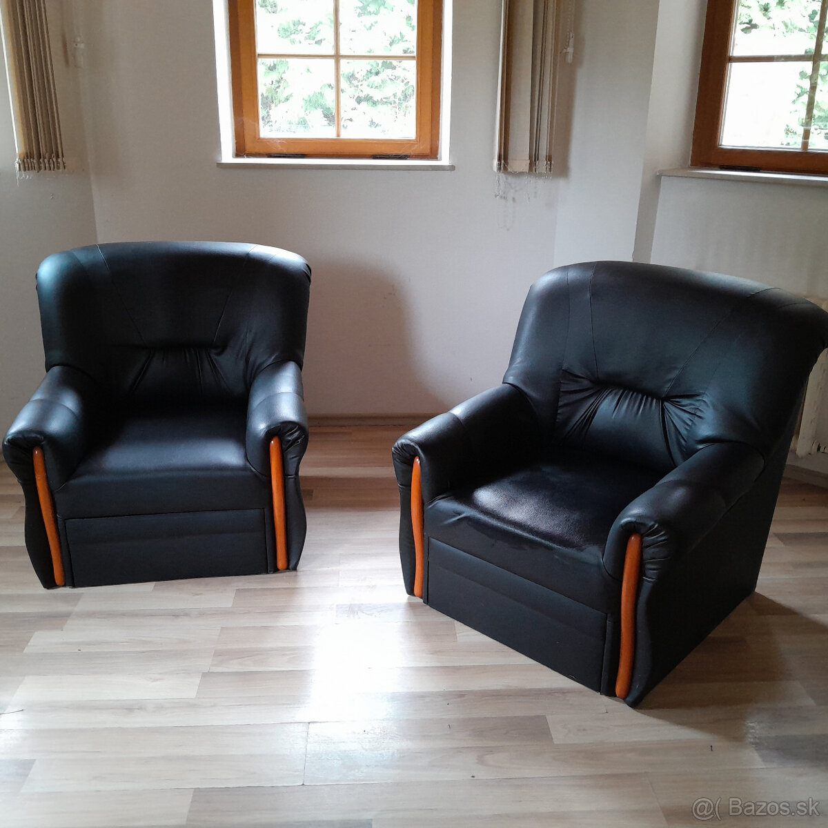 Gauč a kreslá (koženka) - 4