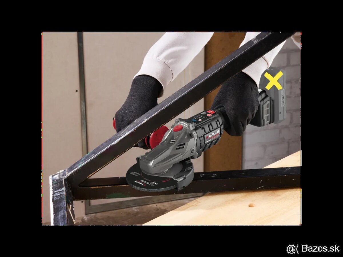 Akumulatorova uhlova bruska Parkside Performance - 4