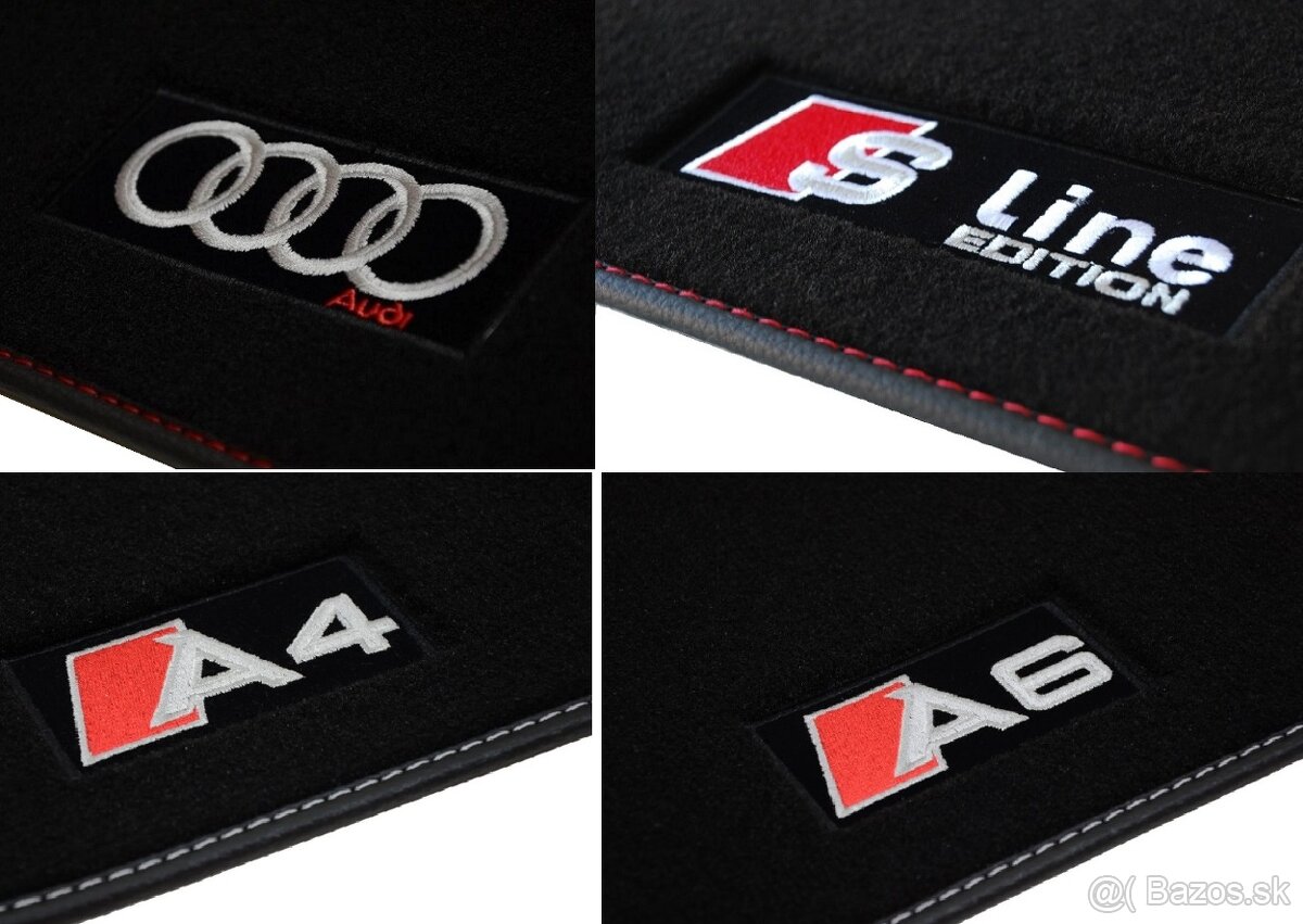 Luxusní celoroční Autokoberečky s podkladem hrubé gumy - 4