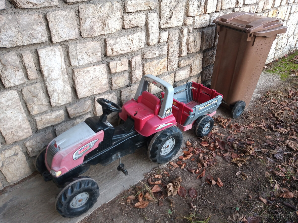 velky detsky traktor s vleckou - 4