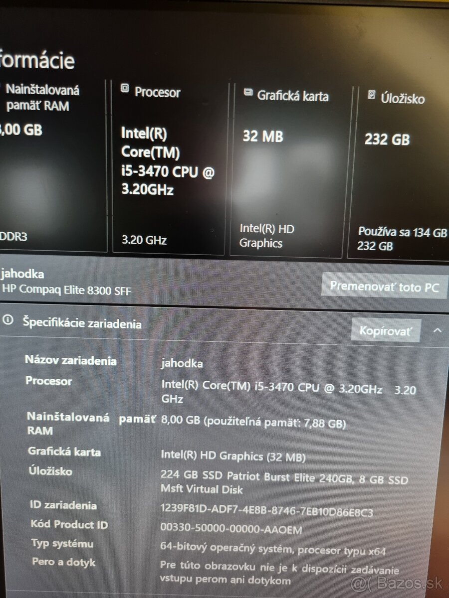 PC HP Compaq EliteDesk 8300 . - 4