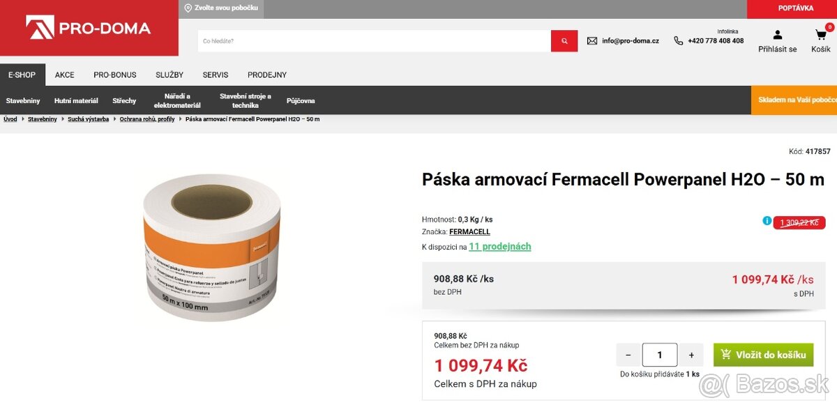 Fermacell Powerpanel armovacie lepidlo + 100mm páska 50m - 4