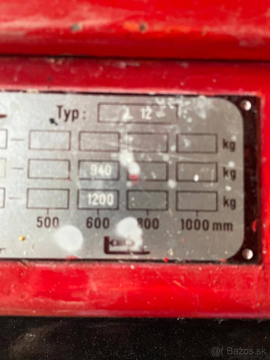 Ručný paletový elektrický vozík - 4