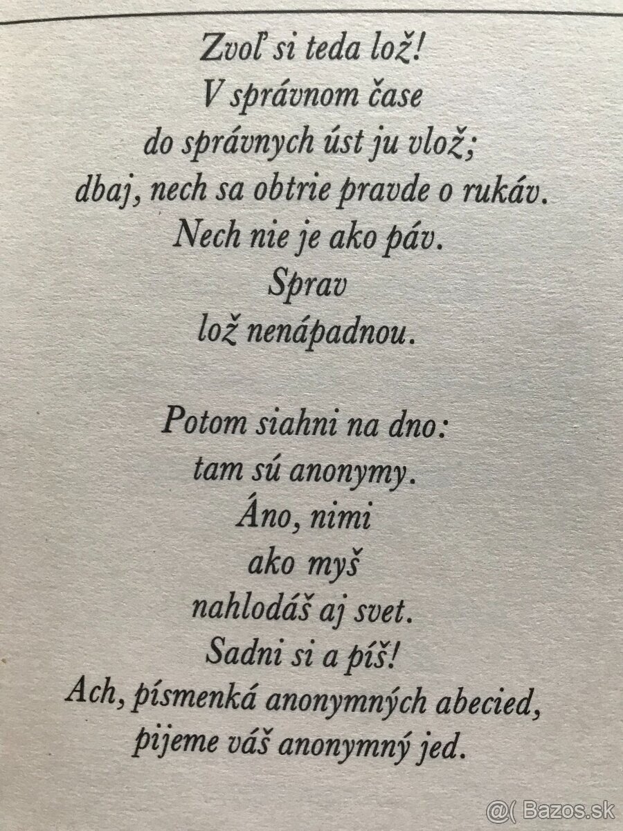 Válek, Štrpka, Ginsberg, Poe, Hemingway, Groch, Krasko - 4