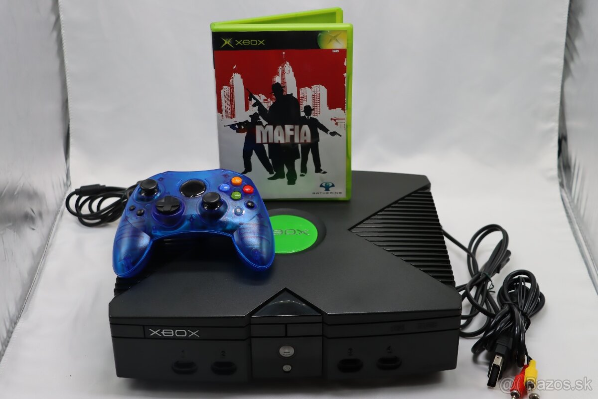 Xbox Classic 500GB EVOX • Komplet • Mafia • TOP stav - 4