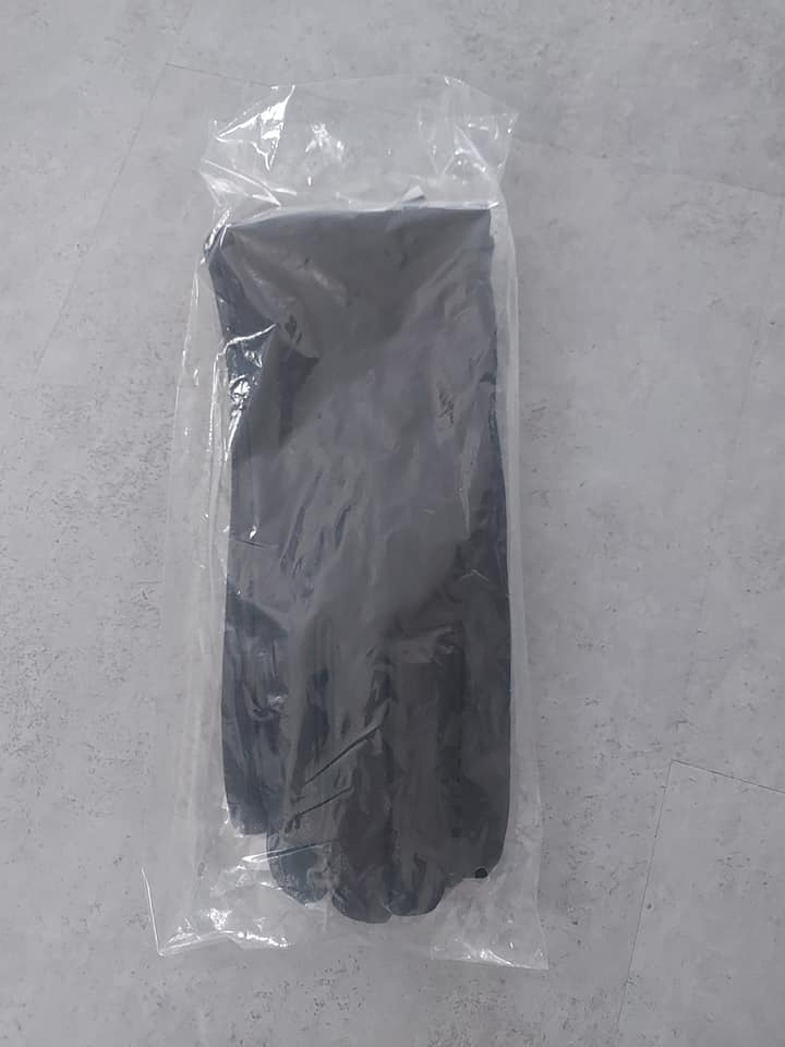 Pánske kožené rukavice čierne na zimu - 4