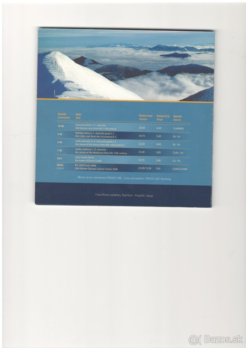 Slovenské mince 2006 - 4