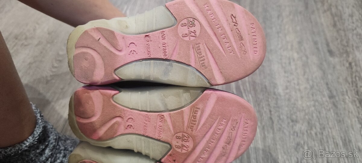 Gumáky pre dvojičky 26/27 zateplené svietiace - 4