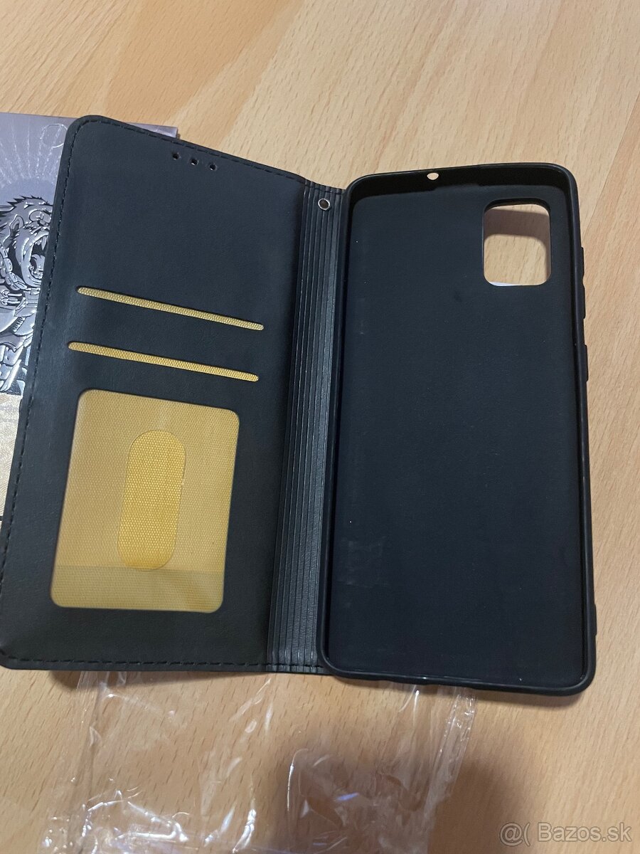 Nové čierne púzdro a tvrdené sklo na Samsung Galaxy A51 4G - 4