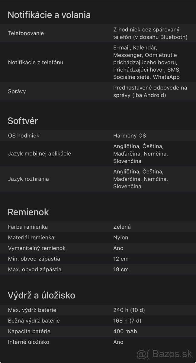 Huawei Watch Fit 4 Pro Zelené - 4