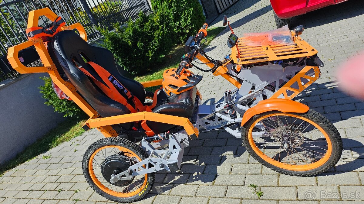 Terénny vozik 2x 1500W 40km/h dojazd 50km aj pre vozičkárov - 4