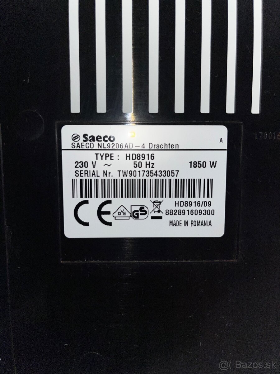 Predam plnoautomaticky kávovar SAECO Incanto - 4