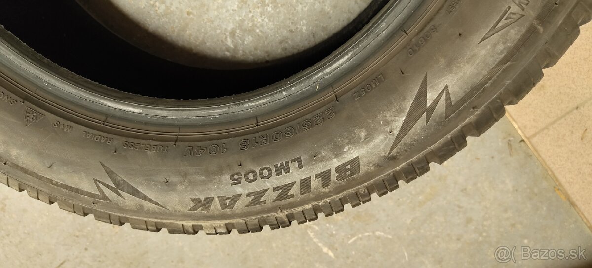 Zimné Bridgestone Blizzak 225/60/18 104V - 4