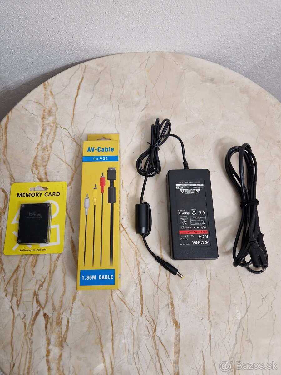 PlayStation 2 Slim herná konzola sivá + hry - 4