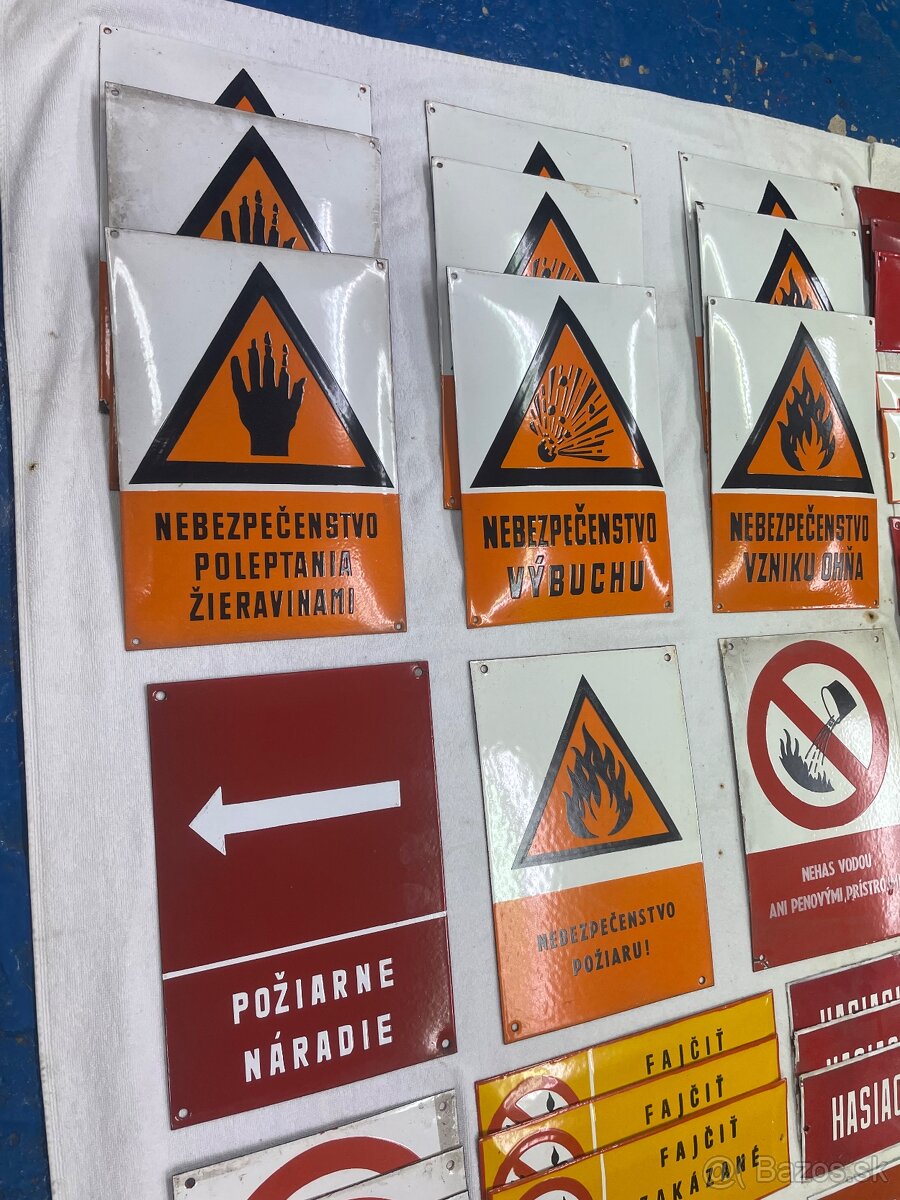 Stara smaltovana tabula cedula - 4