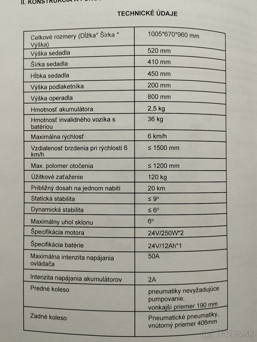 Predám elektrický invalidný vozík AT52304 - 4
