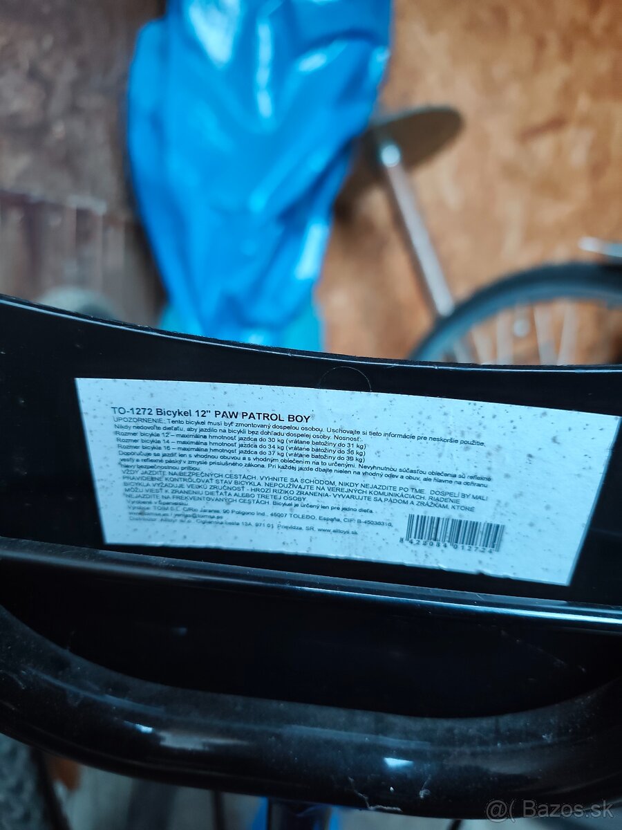 Detský bycikel labková patrola - 4