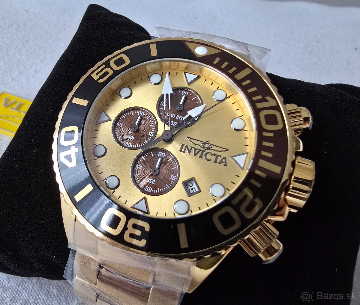 Invicta Grand Diver Gold-Brown - 4