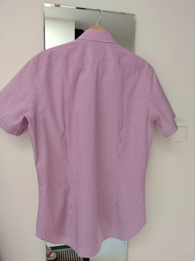 Nová pružkovana,pasikavá pánska,chlapcenska košeľa velkost L - 4