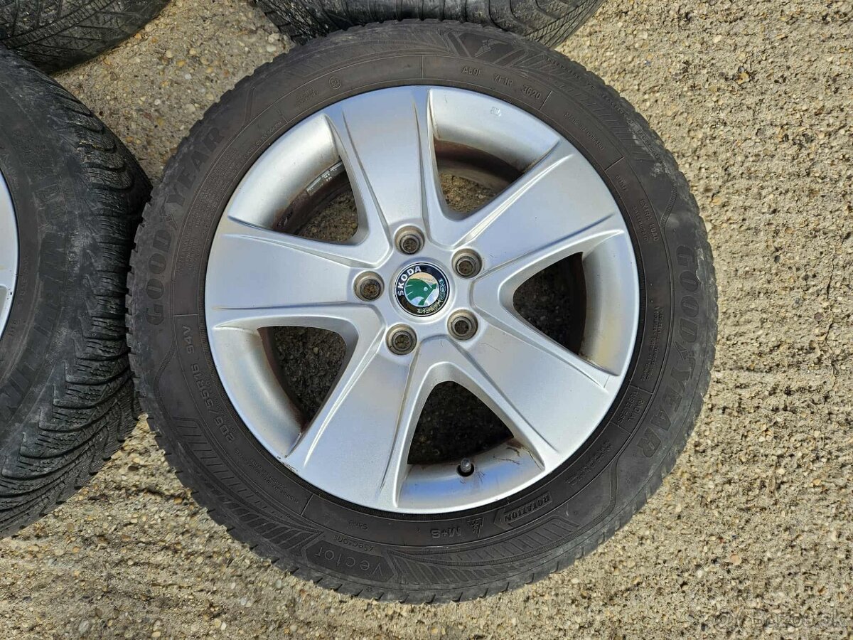 PREDAM ELEKTRONY ŠKODA s pneu 5x112 r16 - zimná sada - 4