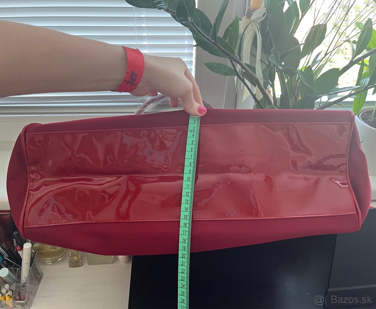 Úplne nová veľká červená kabelka - 4