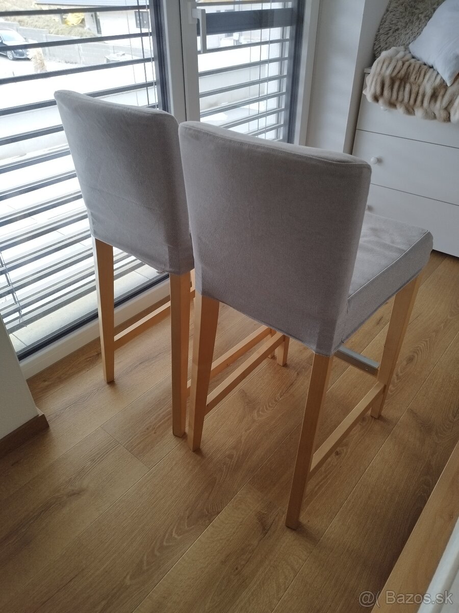 Predám barové stoličky IKEA HENRIKSDAL - 4