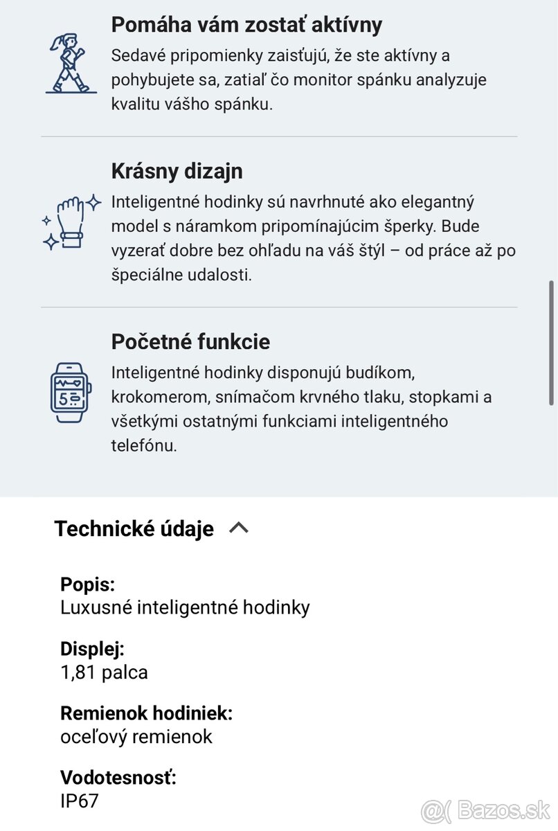 Smart hodinky Goldson - 4