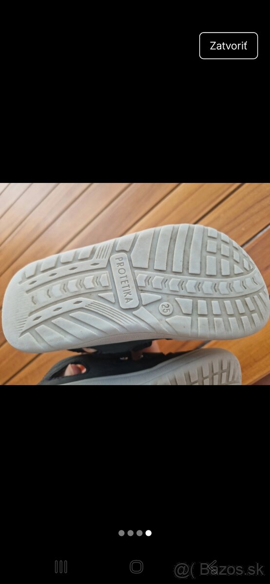 Protetika kožené barefoot Pady sandale - 4