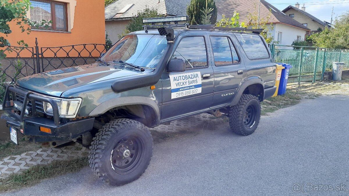 Toyota 4Runner 2,4 tdi z Talianska bez korozie,terenne auto - 4