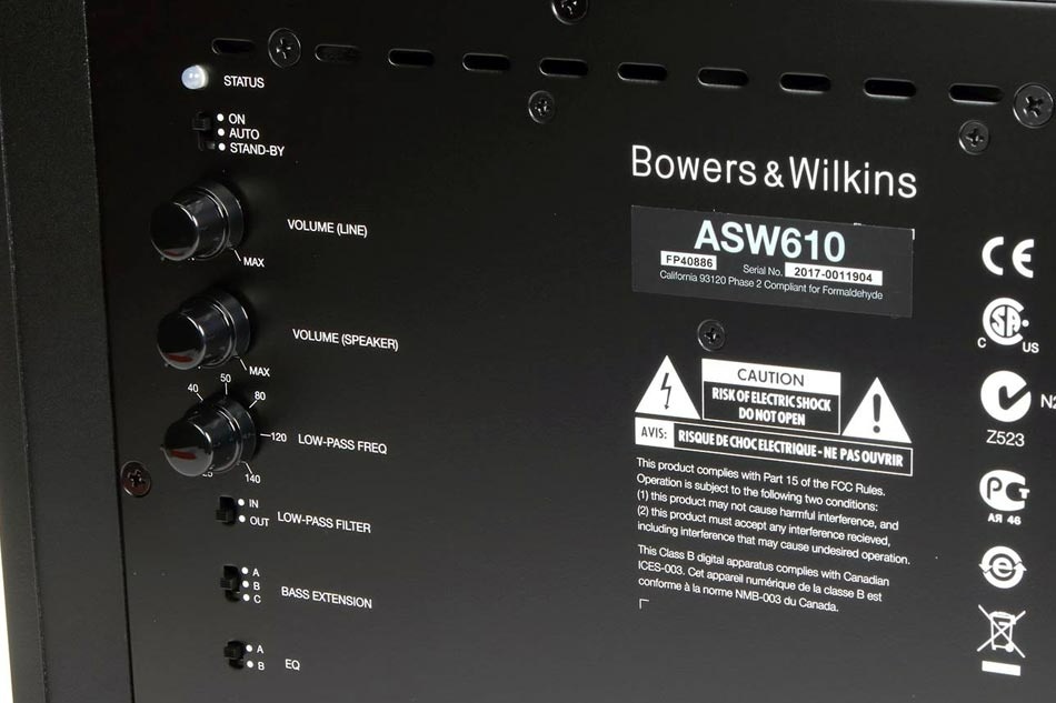 aktívny subwoofer Bowers & Wilkins ASW 610 - 4