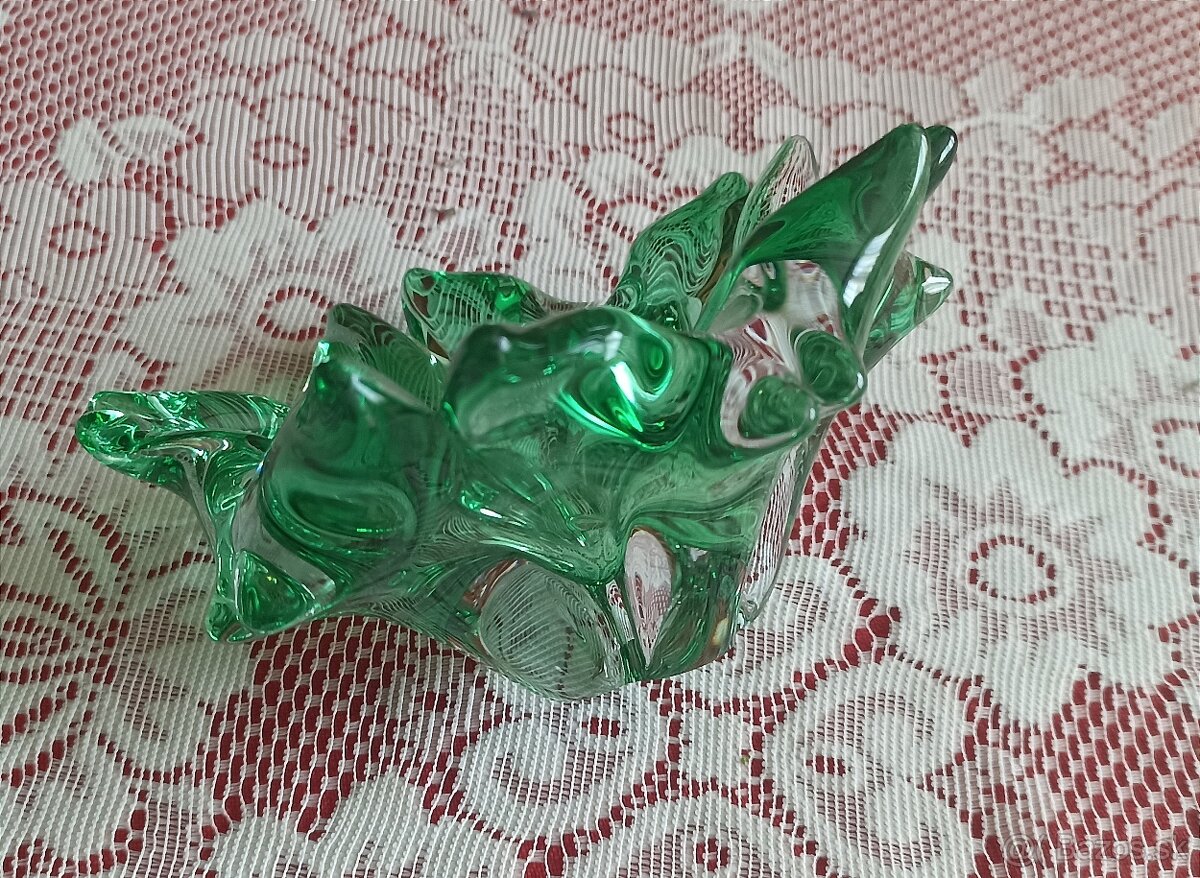 Hutné sklo - popolnik - 4