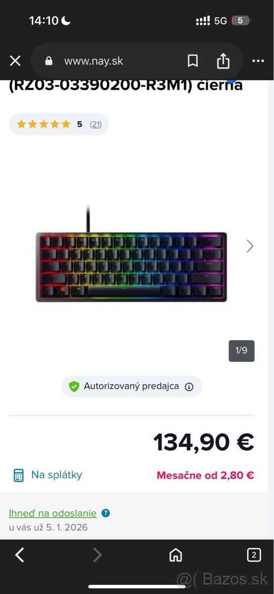 Predám herný / pracovný notebook GIGABYTE AERO X16 (RTX 5070 - 4