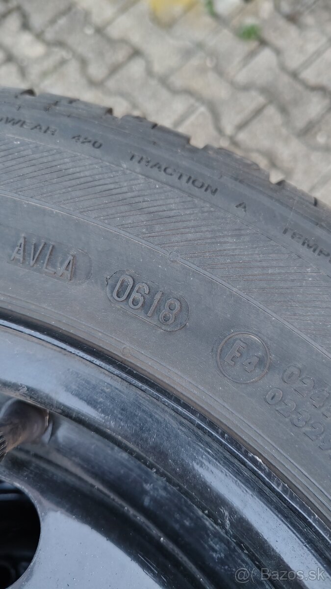 Letné gumy na diskoch 185x60 R14 - 4