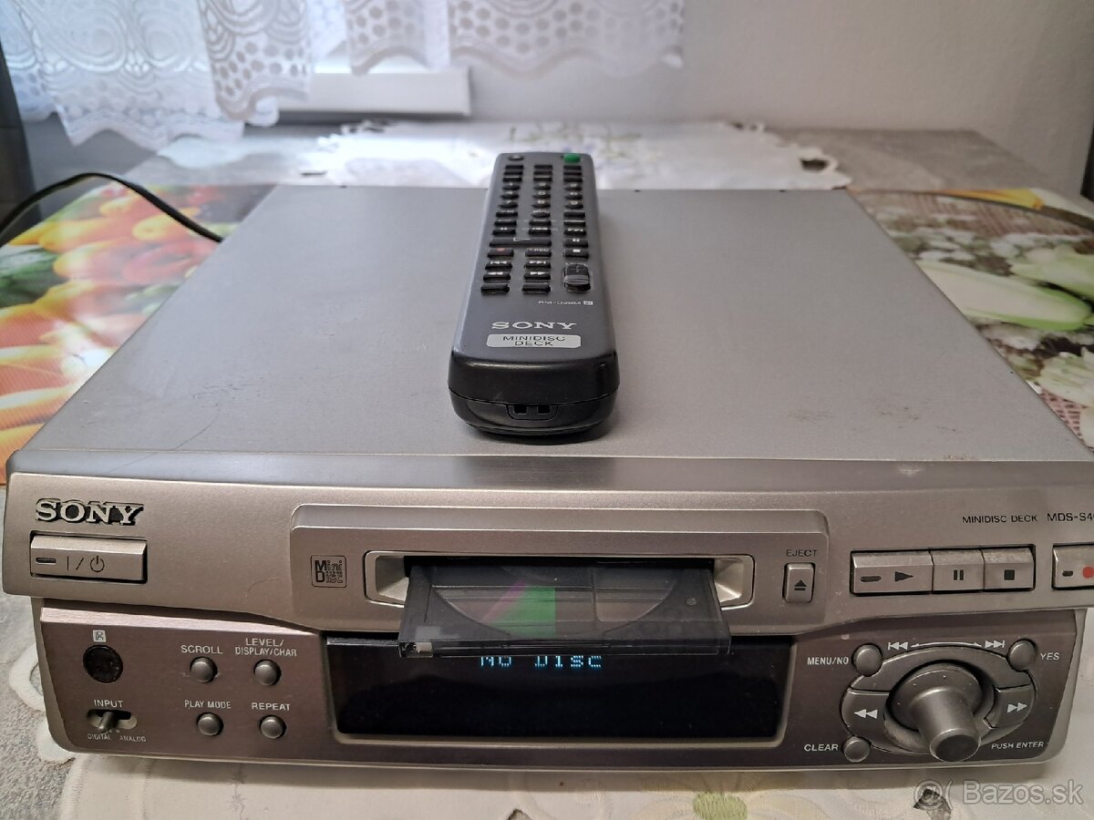 SONY mini disk rekordér - 4