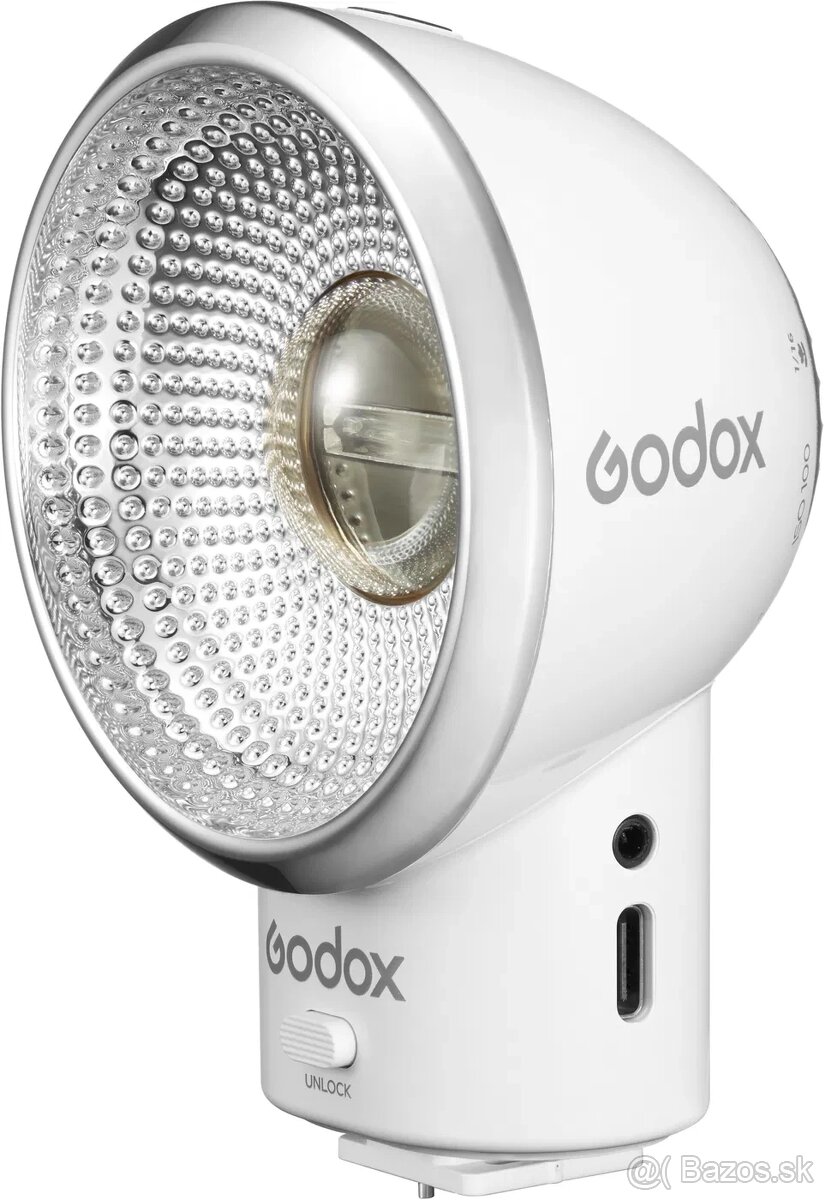 Blesk Godox v retro dizajne - úplne nový, univerzálny - 4