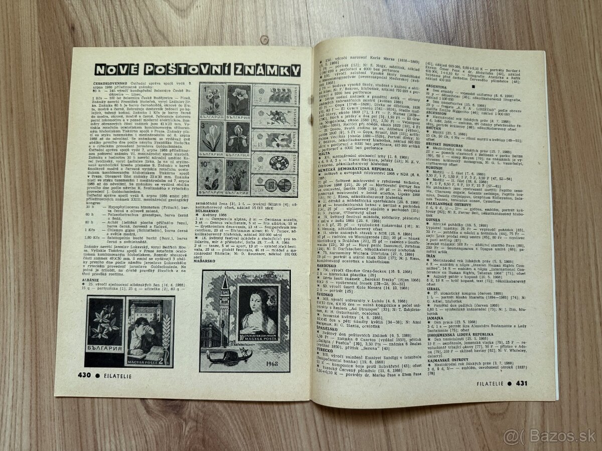 Filatelistická literatúra časopisy Filatelie r.1962-68 - 4