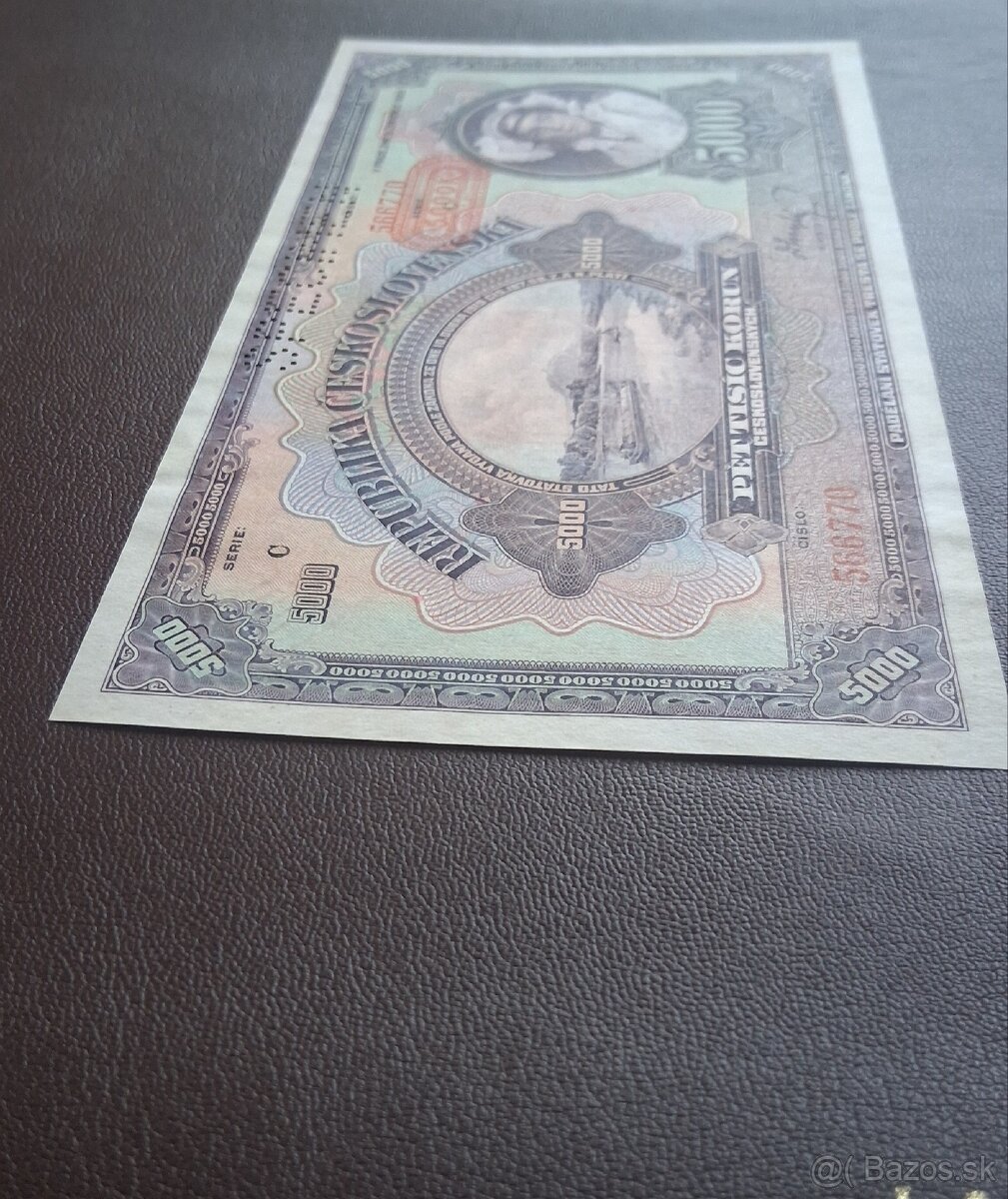 5000 kčs 1920 - 4