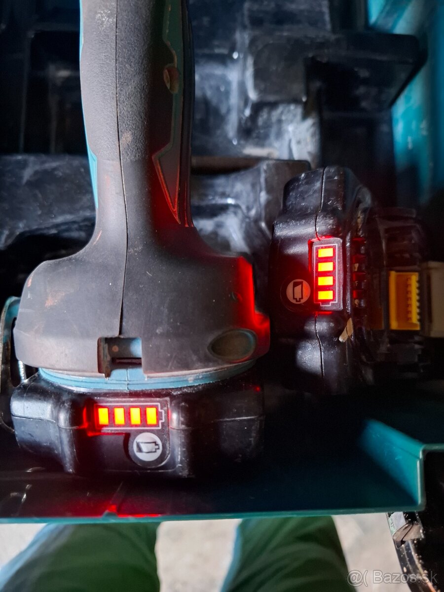 Aku skrutkovač makita 2x 2ah bateria a nabíjačka - 4