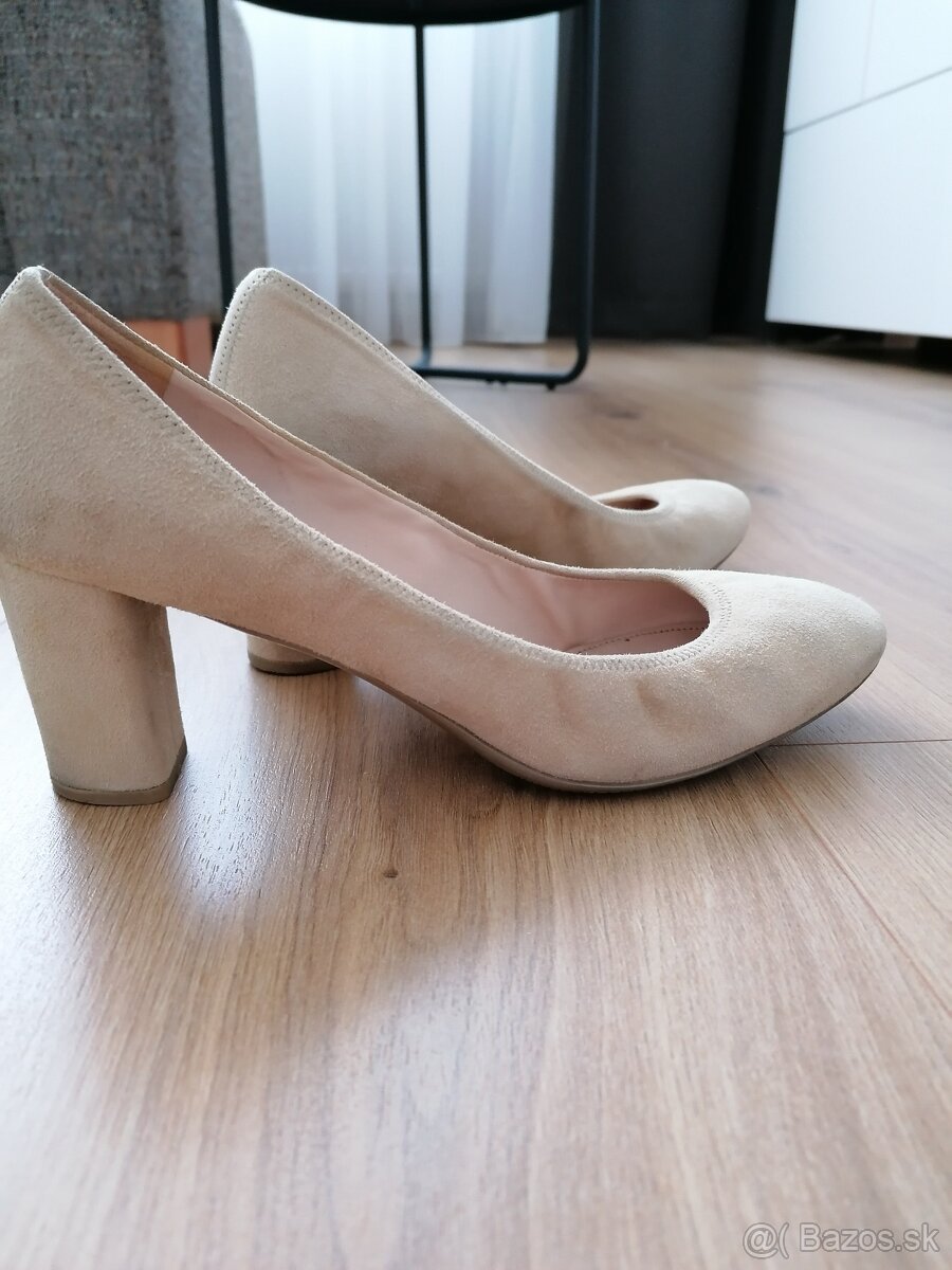 Béžové lodičky PRADA, veľ. 37,5 - 4