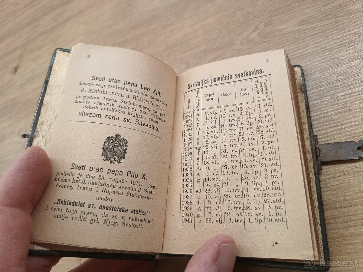 Starožitná modlitebná knižka 1911 - 4