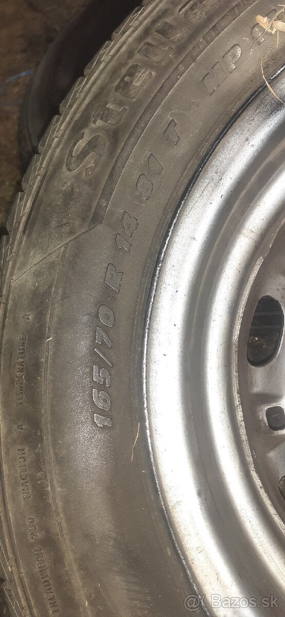 Predám plechové disky 5x100 - 4