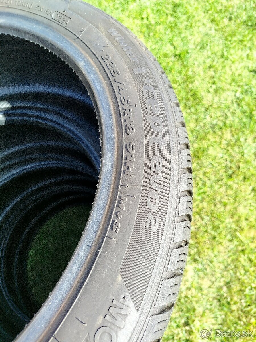 225/45 r18 zimné pneumatiky,Hankook - 4