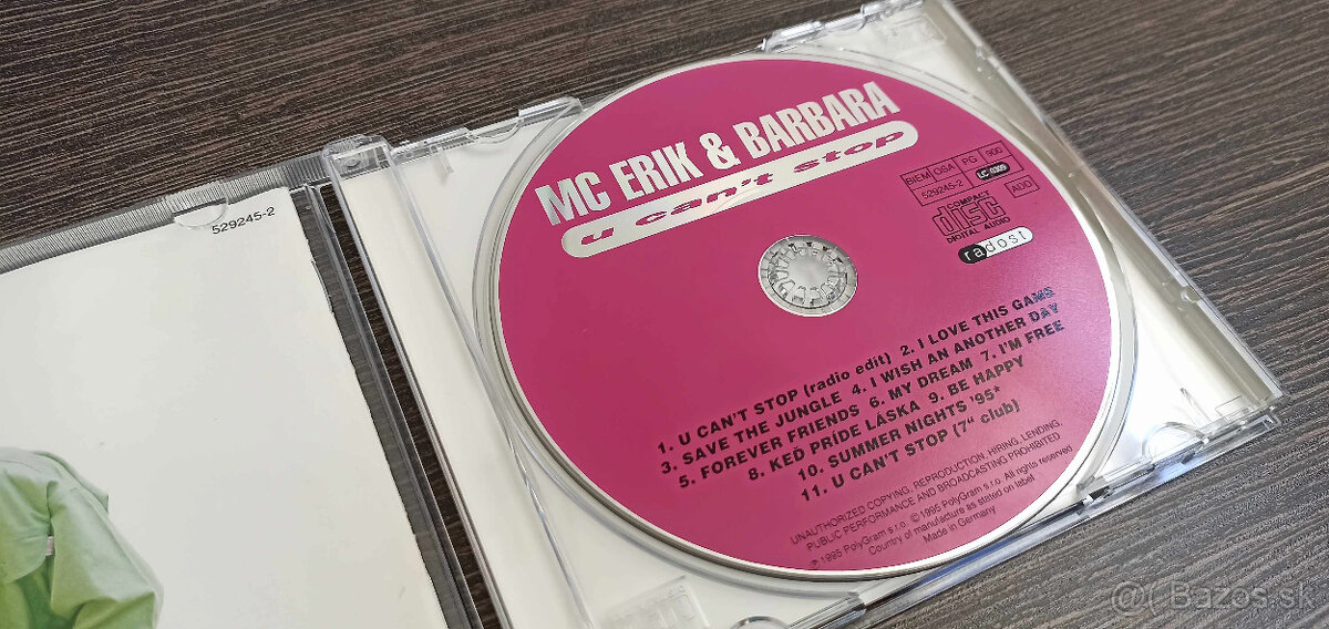 MC Erik & Barbara - U Can't Stop (1995) - 4