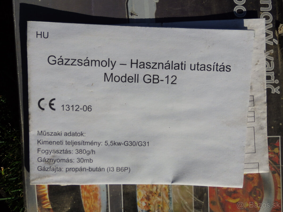 Plynový horák 5,5 kW - 4