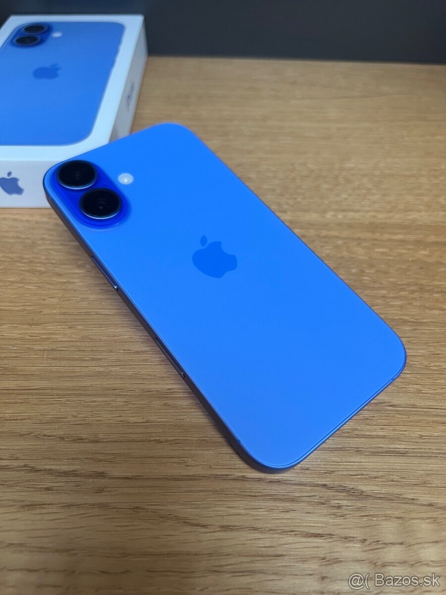 Predám iPhone 16 128GB, TOP, 96% BAT, ZARUKA 1R, VOLNY - 4