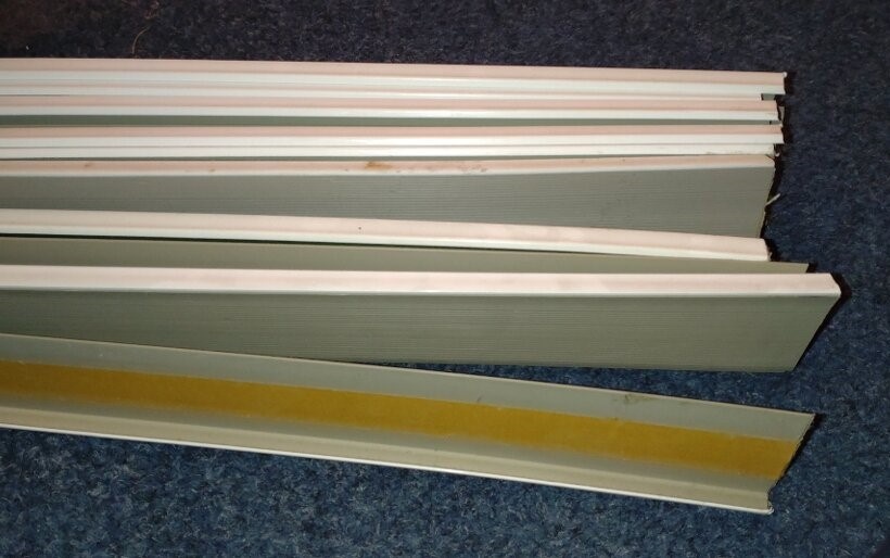 Kobercová lišta biela - 4