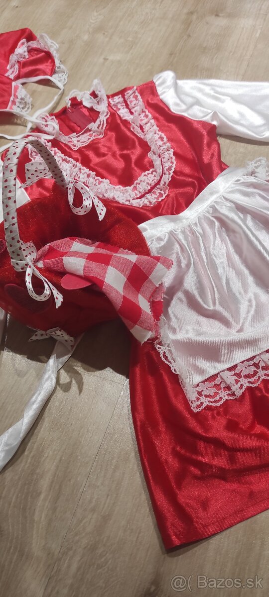 Kostým pre dievčatko, Červená čiapočka - 4