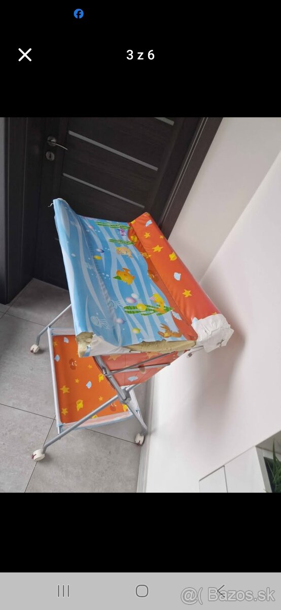 Prebalovací pult s vaničkou - 4