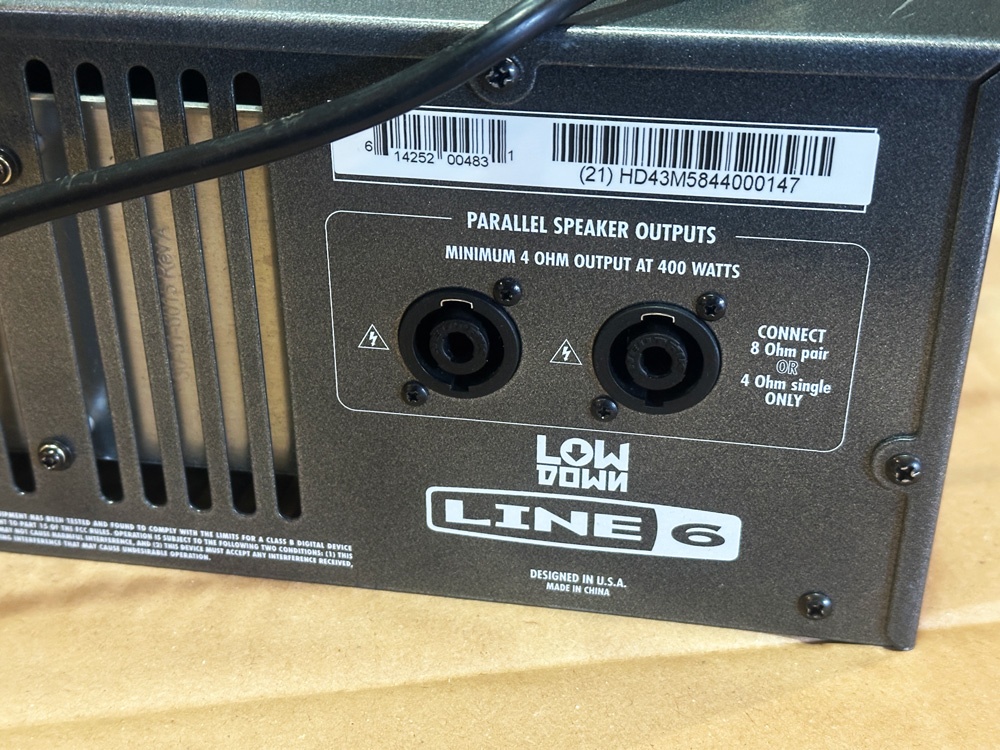 400W Bass zosilovač Line6 LowDown HD400 - 4